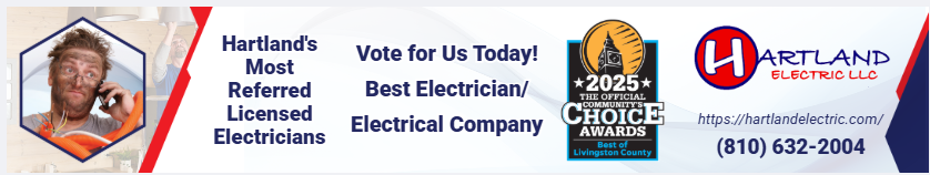 Vote fo Hartland Electric - 2025 Community Choice Awards