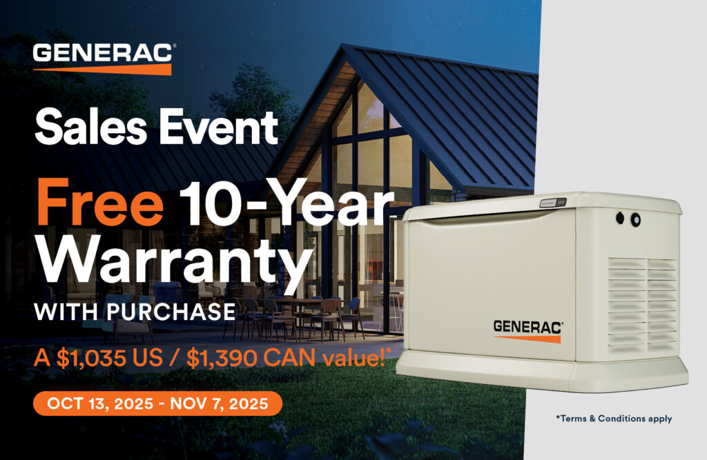 Hartland Electric - Generac Fall 2025 Sales Event