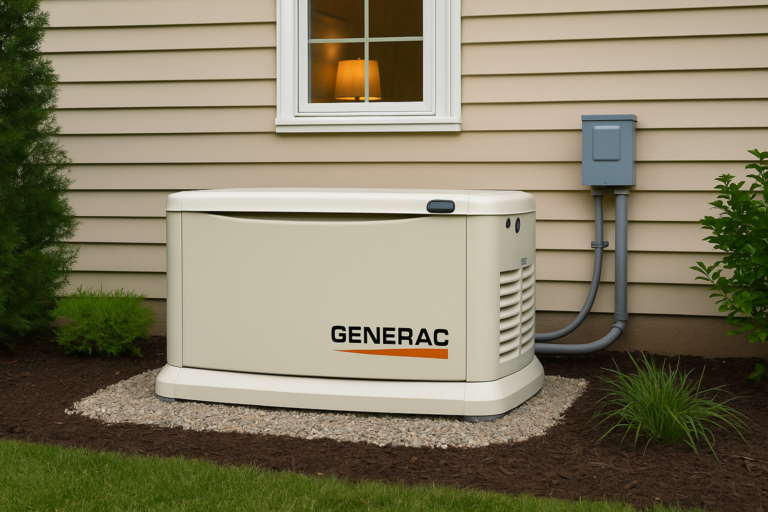 Hartland Electric - generator connection to house